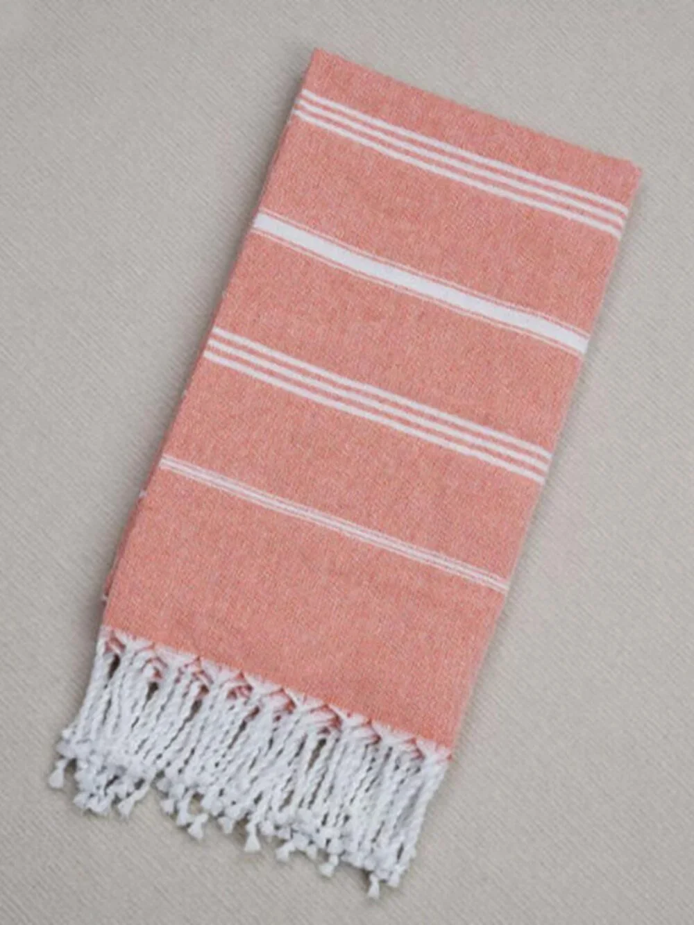 4PCS Striped Turkish Towel Cotton Sports Beach Towel For Adult Pool Blanket